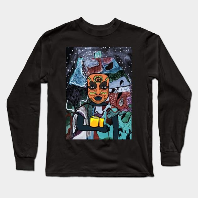 Empowered Strength Long Sleeve T-Shirt by Hashed Art